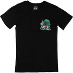 Cix Cix Amerikan Futbolu Cep Logo Tasarımlı Siyah Tişört - 3XL