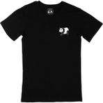 Cix Cix Tatlı Panda Tasarım Cep Logo Tasarımlı Siyah Tişört - XXL