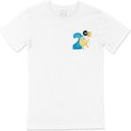 Cix Çocuğumun 2. Yaşına Özel Cep Logo Beyaz T-shirt