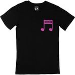 Cix Composer Siyah Cep Logo Tasarımlı Erkek T-shirt