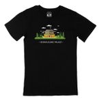 Cix Deoksugung Sarayı Kısa Kollu Siyah T-shirt