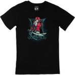 Cix Derby Girl Kısa Kollu Siyah T-shirt