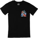 Cix DJ Dövmeli Kız Siyah Erkek T-shirt