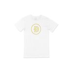 Cix Doge Coin Kripto Tasarımlı Kısa Kollu Beyaz T-shirt