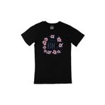 Cix Dream Big Büyük Düşün Yazılı Kısa Kollu Siyah T-shirt