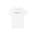 Cix Erzurum Çizimli Baskılı Yuvarlak Yaka Beyaz T-shirt