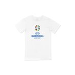 Cix Euro 2024 Almanya Kupalı Baskılı Yuvarlak Yaka Beyaz T-shirt