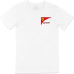 Cix F1 Scuderia Ferrari Cep Logo Tasarımlı Beyaz Tişört - 4XL