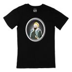 Cix Fatih Sultan Mehmet Baskılı Yuvarlak Yaka Siyah T-shirt