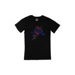 Cix Fransa Şehir İsimli Baskılı Yuvarlak Yaka Siyah T-shirt