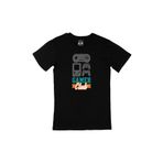 Cix Gamer Club Baskılı Yuvarlak Yaka Siyah T-shirt