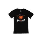 Cix Happy Hallowen Lets Party Baskılı Siyah Erkek T-shirt