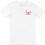 Cix Hırvatistan Euro 2020 Baskılı Beyaz Unisex T-shirt