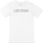 Cix Hızlı Yaşa Genç Öl Baskılı Beyaz Unisex T-shirt