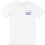 Cix Hollanda Euro 2020 Cep Logo Tasarımlı Beyaz Erkek T-shirt