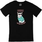 Cix I Am Just Too Cool Dog Baskılı Siyah Erkek T-shirt