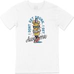 Cix I Am Not Drunk Baskılı Beyaz Unisex T-shirt