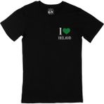 Cix I Love İrlanda Siyah T-shirt