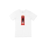 Cix İngiltere Telefon Kulübesi Beyaz T-shirt