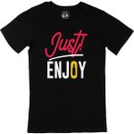 Cix Just Enjoy Siyah T-shirt