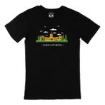 Cix Kazan Katedrali Baskılı Yuvarlak Yaka Siyah T-shirt
