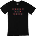 Cix Kırmızı Sorry I Am Bussy Siyah Erkek T-shirt