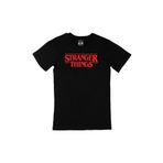 Cix Kırmızı Stranger Things Siyah Erkek T-shirt
