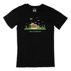 Cix Kolezyum Baskılı Siyah Erkek T-shirt