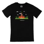 Cix Kremlin Sarayı Baskılı Siyah Erkek T-shirt