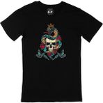 Cix Kuru Kafa Dragon Silahlı Siyah Erkek T-shirt