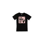 Cix Let The Music Take You Away Logolu Yuvarlak Yaka Siyah T-shirt