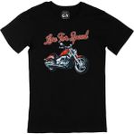 Cix Live For Speed Motor Baskılı Yuvarlak Yaka Siyah T-shirt