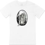 Cix Lolipop Girl Baskılı Yuvarlak Yaka Beyaz T-shirt