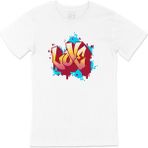 Cix Love Graffiti Beyaz T-shirt