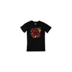 Cix Love Without Limits Yazılı Yuvarlak Yaka Siyah T-shirt