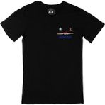 Cix Macaristan Euro 2020 Cep Logo Tasarımlı Siyah T-shirt