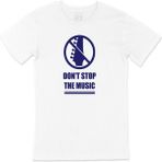 Cix Mavi Do Not Stop the Music Beyaz T-shirt
