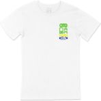 Cix Mavi Gamer Club Cep Logo Tasarımlı Beyaz Erkek T-shirt