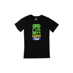 Cix Mavi Gamer Club Siyah T-shirt