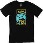 Cix Mavi Gamer Mode on Siyah Kapüşonlu Sweatshirt