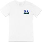 Cix Mavi More Game Cep Logo Tasarımlı Beyaz Erkek T-shirt