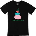 Cix Mindfulness Concentration Baskılı Siyah Unisex T-shirt