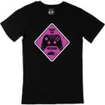 Cix Mor Start The Mission Yazılı Yuvarlak Yaka Siyah T-shirt
