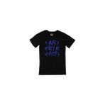 Cix Music Makes Me Happy Baskılı Siyah Unisex T-shirt