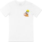 Cix Naruto Uzumaki Cep Logo Tasarımlı Beyaz Tişört - XXL