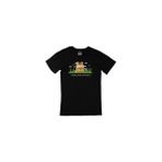 Cix Notre Dame Katedrali Baskılı Yuvarlak Yaka Siyah T-shirt
