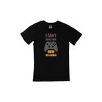 Cix Now I Am A Gamer Baskılı Yuvarlak Yaka Siyah T-shirt