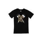 Cix Orman Kampı Baskılı Siyah Unisex T-shirt