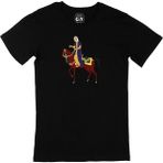 Cix Osmanlı Kadını Siyah Tişört - 5XL