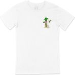 Cix Pelerinli Yoda Star Wars Cep Logo Tasarımlı Beyaz Tişört - XL